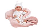 Muñeca Elegance 35cm Babyto Rosa C/Manta (Muñeco de Peso) - Imagen 2