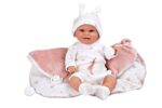 Muñeca Elegance 35cm Babyto Rosa C/Manta (Muñeco de Peso) - Imagen 3