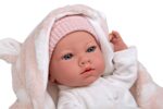 Muñeca Elegance 38cm Aria Rosa C/Manta (Muñeco de Peso, Cuerpo Vinyl, Niña) - Imagen 3