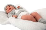 Muñeca Elegance 35cm Babyto Gris C/Cojin (Muñeco de Peso ) - Imagen 3