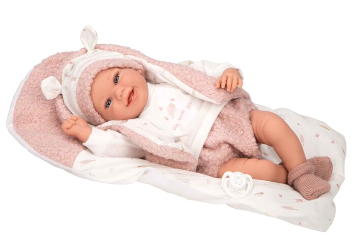 Muñeca Elegance 40cm Colin Rosa C/Cojin (Muñeco de Peso ) - Imagen 2