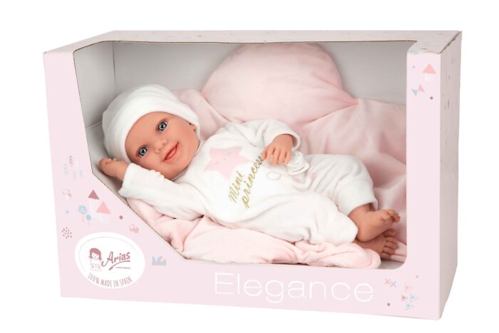 Muñeca Elegance 40c Oli Rosa C/Cojin (Muñeco de Peso) - Imagen 1