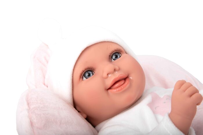 Muñeca Elegance 40c Oli Rosa C/Cojin (Muñeco de Peso) - Imagen 3