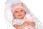 Muñeca Elegance 40cm Oli Rosa C/Cojin C/Peluche (Muñeco de Peso ) - Imagen 3