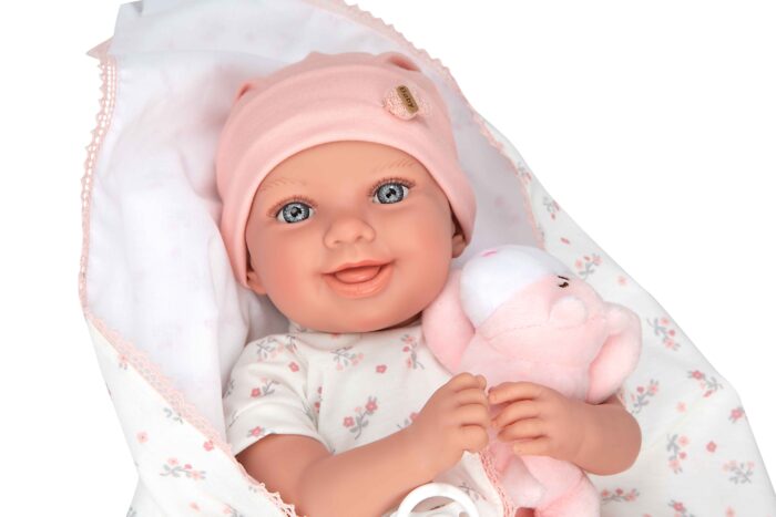Muñeca Elegance 40cm Oli Rosa C/Cojin C/Peluche (Muñeco de Peso ) - Imagen 3