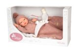 Muñeca Reborn Arias 40cm Elba Rosa C/Saco Dormir
