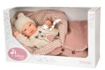 Muñeca Reborn Arias 45cm Lain C/Saco Dormir