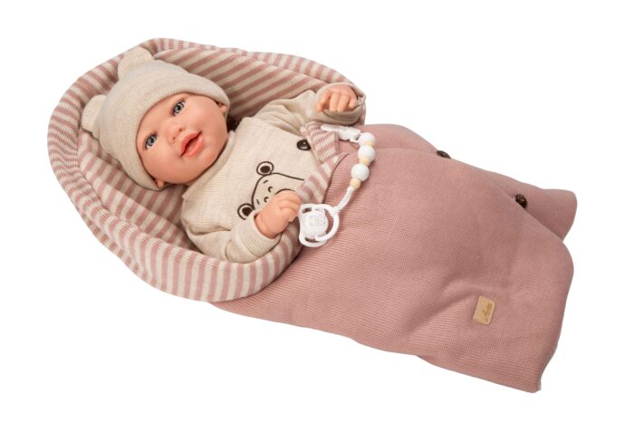 Muñeca Reborn Arias 45cm Lain C/Saco Dormir - Imagen 2