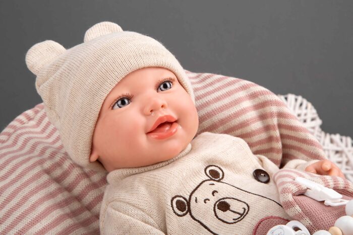 Muñeca Reborn Arias 45cm Lain C/Saco Dormir - Imagen 3