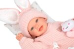 Muñeca Reborn Arias 45cm Lucia C/Cojin y Peluche - Imagen 3