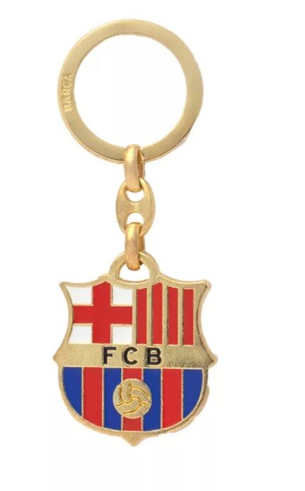 Llavero Escudo F.C.Barcelona Dorado