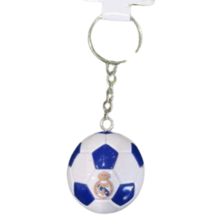 LLavero Balon Real Madrid Azul
