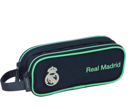 Portatodo Doble Niño REAL MADRID 2ª EQUIPACIÓN 25/26  21x6x8 cm