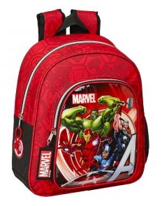 Mochila Infantil Adapt.Carro Avengers Infinity 27x10x33cm