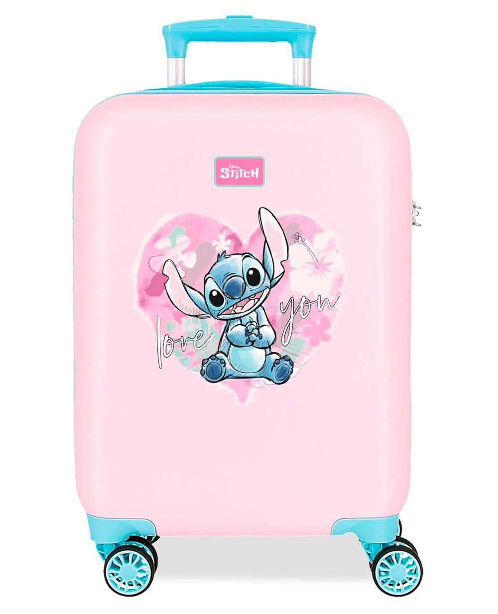 Maleta Cabina Stitch I Heart You 33x50x20cm. - Imagen 1
