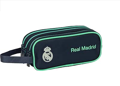 Estuche Triple Cremallera REAL MADRID 2ª EQUIPACIÓN 25/26   21x7x8.5 cm
