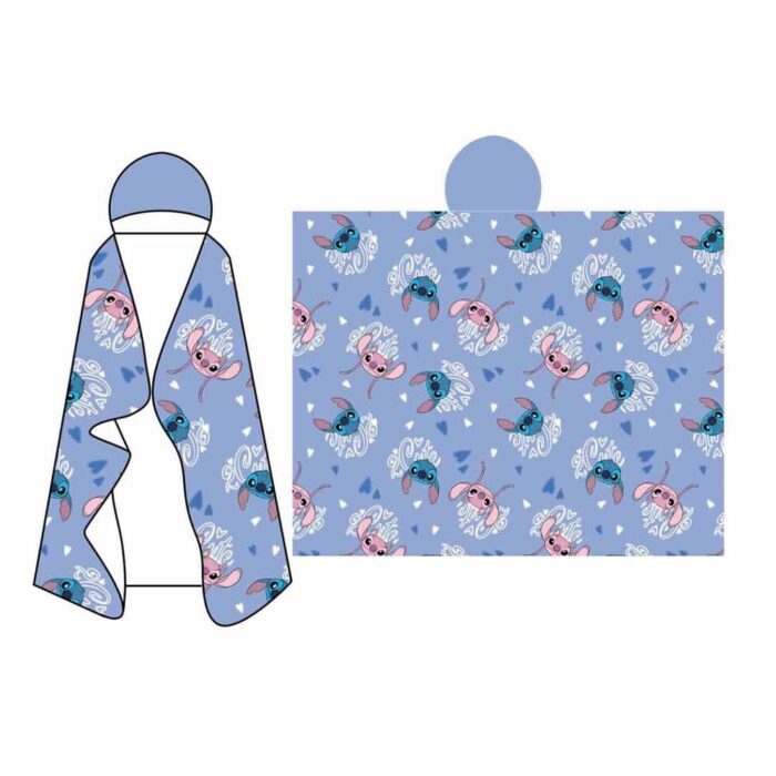 Manta Coralina Capucha Stitch Disney 120x150cm - Imagen 2