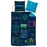 Funda Nordica Minecraft 90cm Microfibra