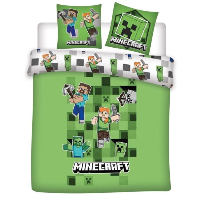 Funda nordica Minecraft cama 135cm policotton - Imagen 1