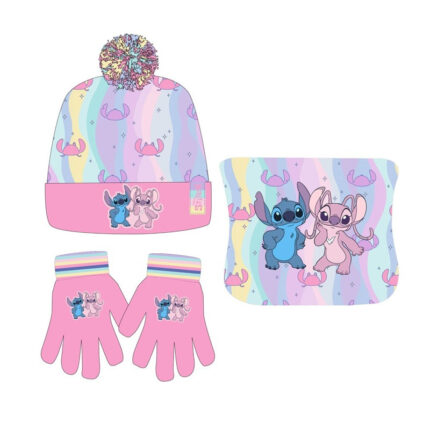Set Gorro, Braga y Guantes Stitch Disney