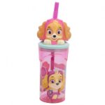 VASO FIGURITA 3D 360 ML PAW PATROL GIRL SUPERPOWERS