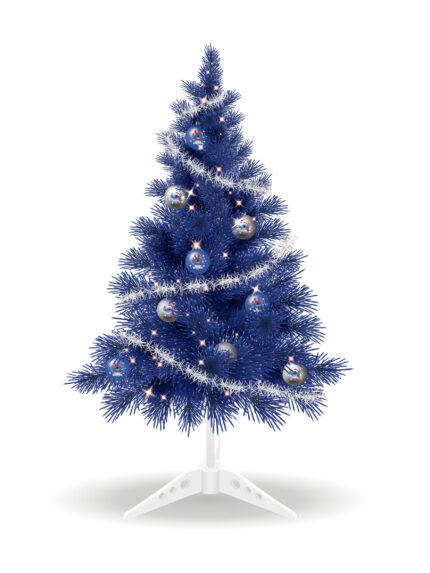 ARBOL DE NAVIDAD DE MESA CON ADORNOS Y LUCES DE 60CM DE LILO & STITCH