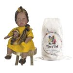 Muñeca Alika Ocher 45cm. con Bebe Nines d'Onil - Imagen 4