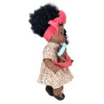 Muñeca Alika Curly Hair 45cm. con Bebe Nines d'Onil - Imagen 3