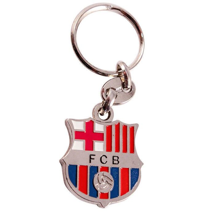 Llavero FC Barcelona Escudo Plateado - Imagen 1