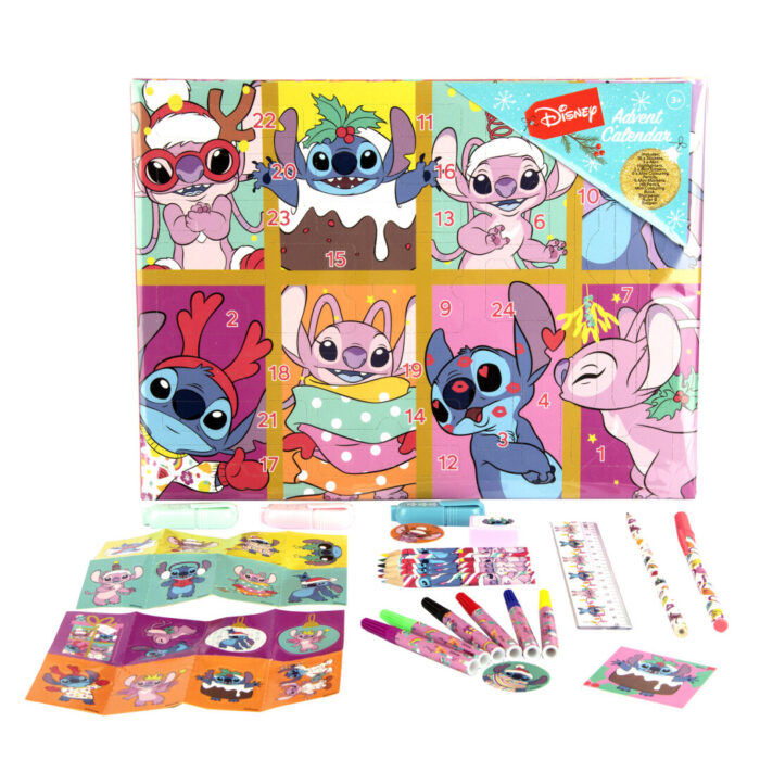 Calendario De Adviento Stitch Disney 27x38cm.. - Imagen 1