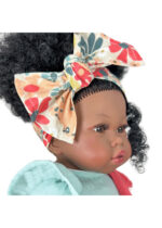 Muñeca Addis Turquesa 45cm. con Bebe Nines d'Onil - Imagen 2