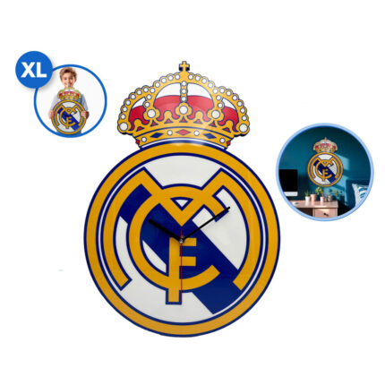 Reloj De Pared Real Madrid XL 30,5cm.