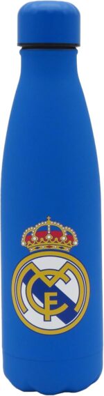 Botella Real Madrid Azul Rubberizada Doble Pared 550ml
