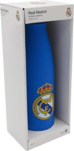 Botella Real Madrid Azul Rubberizada Doble Pared 550ml - Imagen 2