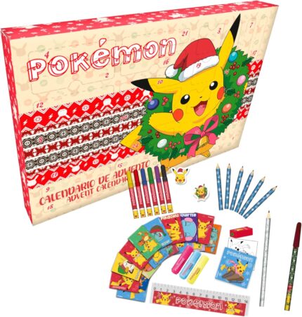 Calendario De Adviento Pokemon 27x38cm.