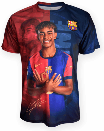 Camiseta Barça Lamine Yamal Júnior