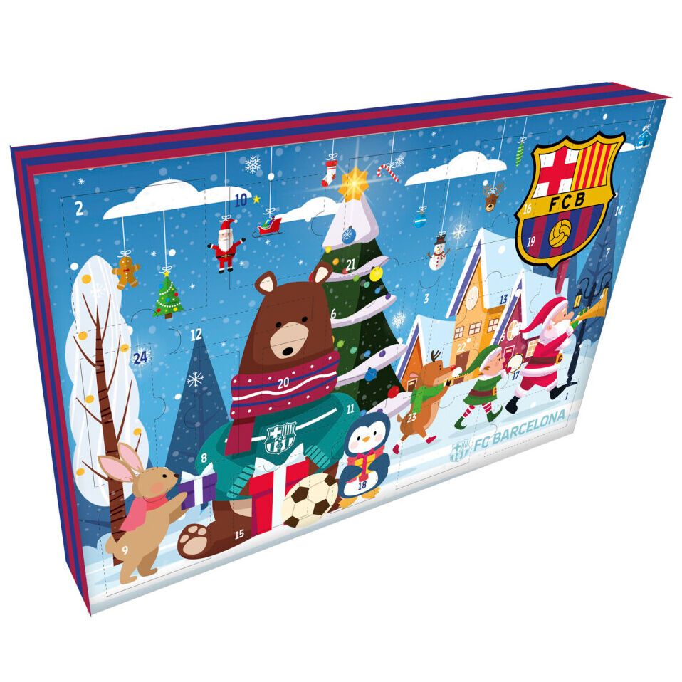 img40594318b01390bfa204ed2a2566ce8c9d88d11 Calendario De Adviento FC Barcelona 30x45cm. - Imagen 1