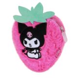 Monedero Pequeño Con Textura Suave De Peluche Kuromi 4x13x13cm.