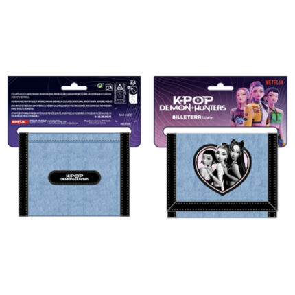 Billetera K-Pop Demon Hunters - Huntr/X 12,5x9,5cm