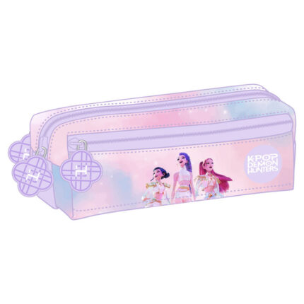 Portatodo Triple Peq. C/Goma Elast. 22Cm K-Pop Demon Hunters - Artist 22x6x8,5cm