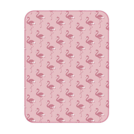 Manta Coralina Flamencos ZASKA 160x120cm