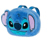 Mochila Peluche Corazon Stitch Disney 12x24x22cm.