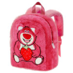 Mochila Peluche Fresa Lotso Toy Story 15x25x30cm.