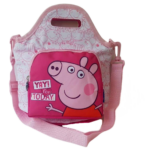 Lote Peppa Pig, Toalla, Mochila, Bolsa Termica y Saco Mochila - Imagen 3