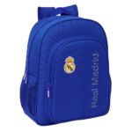 MOCHILA JUNIOR ADAPT.CARRO REAL MADRID 32x12x38cm.