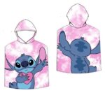 Poncho Toalla Stitch Disney Microfibra 55x100cm.