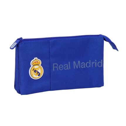 PORTATODO TRIPLE REAL MADRID 22X3X12CM.