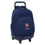 Mochila Gde. C/Ruedas Compact Extraible F.C.Barcelona 2ª Equipacion 33X22X45Cm