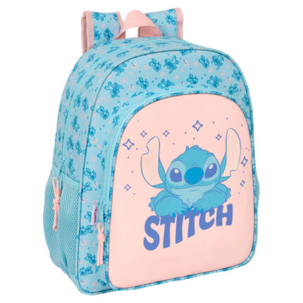 Mochila Junior Adapt.Carro Stitch "Ohana" 32X12X38Cm