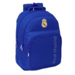 MOCHILA DOBLE ADAPT.CARRO REAL MADRID 32x15x42cm.